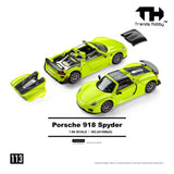 (Pre-Order) 1:64 Porsche 918 Spyder -- Acid Yellow -- Trends Hobby