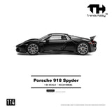 (Pre-Order) 1:64 Porsche 918 Spyder -- Black -- Trends Hobby