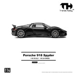 (Pre-Order) 1:64 Porsche 918 Spyder -- Black -- Trends Hobby