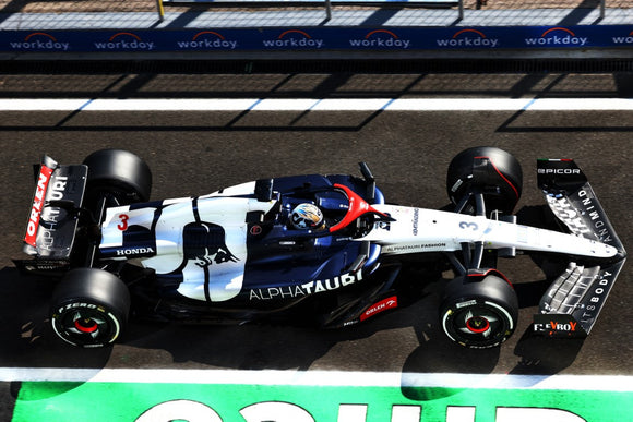 (Pre-Order) 1:43 2023 Daniel Ricciardo -- Hungarian GP -- Scuderia Alphatauri AT04 -- Minichamps F1