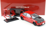 1:18 Honda Civic Type R (EK9) -- Red w/Black Carbon Fibre -- Motorhelix