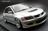 (Pre-Order) 1:18 Mitsubishi Lancer Evolution Ⅷ MR (CT9A) -- Silver -- Ignition Model IG3834