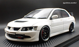 (Pre-Order) 1:18 Mitsubishi Lancer Evolution Ⅷ MR (CT9A) -- White -- Ignition Model IG3835