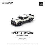 (Pre-Order) 1:64 Nissan Skyline GT-R (KPGC110) Kenmeri -- V8 Drift Car Police -- Pop Race