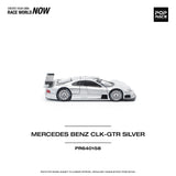 1:64 Mercedes-Benz AMG CLK GTR -- Silver -- Pop Race