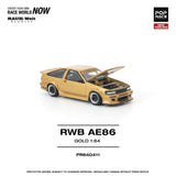 (Pre-Order) 1:64 Toyota AE86 RWB -- Gold -- Pop Race