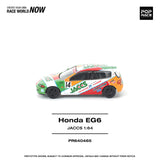 (Pre-Order) 1:64 Honda Civic (EG6) -- #14 JACCS -- Pop Race
