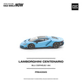(Pre-Order) 1:64 Lamborghini Centenario -- Blu Cepheus (Blue) -- Pop Race