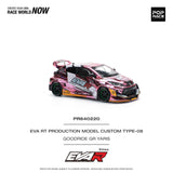 (Pre-Order) 1:64 Toyota GR Yaris Pandem Rocket Bunny -- Pink EVA RT Type-08 -- Pop Race
