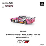 (Pre-Order) 1:64 Nissan S13 Silvia PANDEM -- Pink EVA RT Production Model-08 -- Pop Race