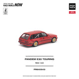 (Pre-Order) 1:64 BMW E30 Wagon PANDEM -- Red -- Pop Race