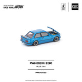(Pre-Order) 1:64 BMW E30 PANDEM -- Blue -- Pop Race