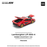 (Pre-Order) 1:64 Lamborghini Countach LPI-800 -- Rosso Red -- Pop Race