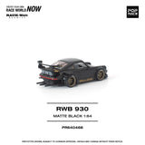 (Pre-Order) 1:64 RWB 930 (Porsche 911) -- "Stella Artois" Matte Black -- Pop Race