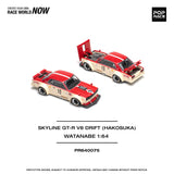 1:64 Nissan Skyline GT-R (KPGC10) Hakosuka V8 -- #10 Red/Cream -- Pop Race