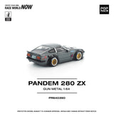 (Pre-Order) 1:64 Datsun 280ZX PANDEM -- Gun Metal Grey -- Pop Race