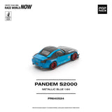 (Pre-Order) 1:64 Honda S2000 PANDEM -- Metallic Blue -- Pop Race