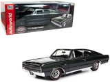 1:18 1966 Dodge Charger Hardtop -- Dark Green Metallic -- American Muscle