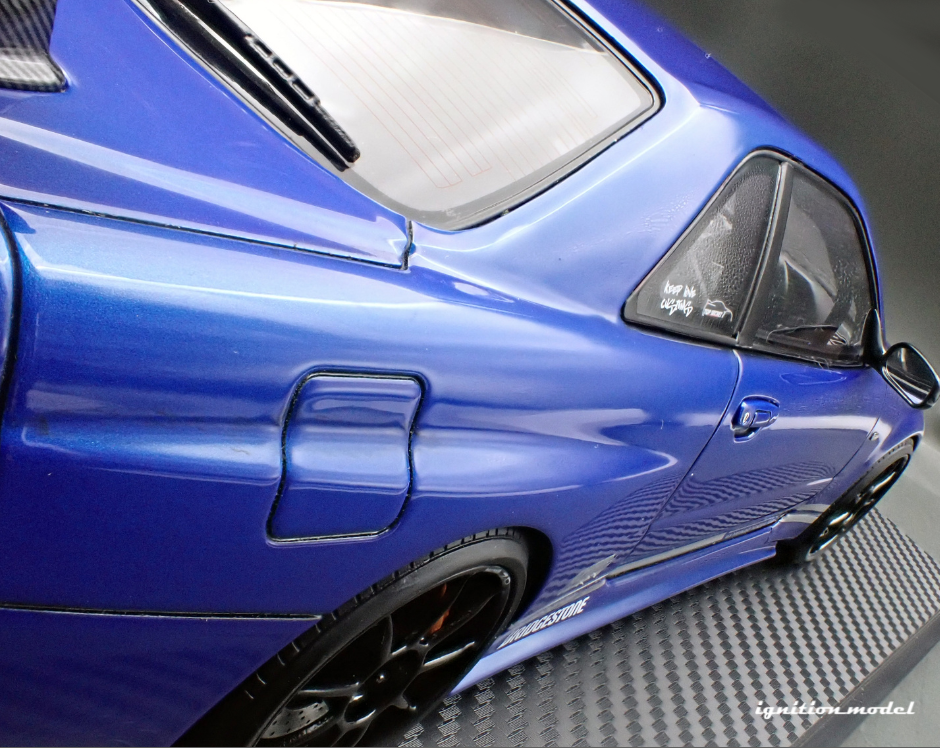 1:18 Nissan Skyline R34 GT-R TOP SECRET - Blue Metallic -- Ignition Mo