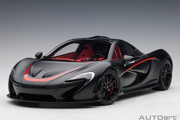1:12 McLaren P1 -- Matt Black w/Red Accents -- AUTOart