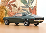 1:12 Bullitt -- 1968 Ford Mustang Fastback GT -- Dark Green -- Norev