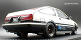 1:18 Toyota Sprinter Trueno 3Dr (AE86) H2 -- Initial D White/Black -- Ignition IG3809