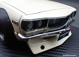 1:18 Mazda RX3 Savanna (S124A) Semi Works - Ivory White -- Ignition Model IG3730