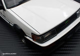 1:18 Toyota Corolla Levin 3Dr (AE86) BEV -- Initial D White/Black -- Ignition IG3807