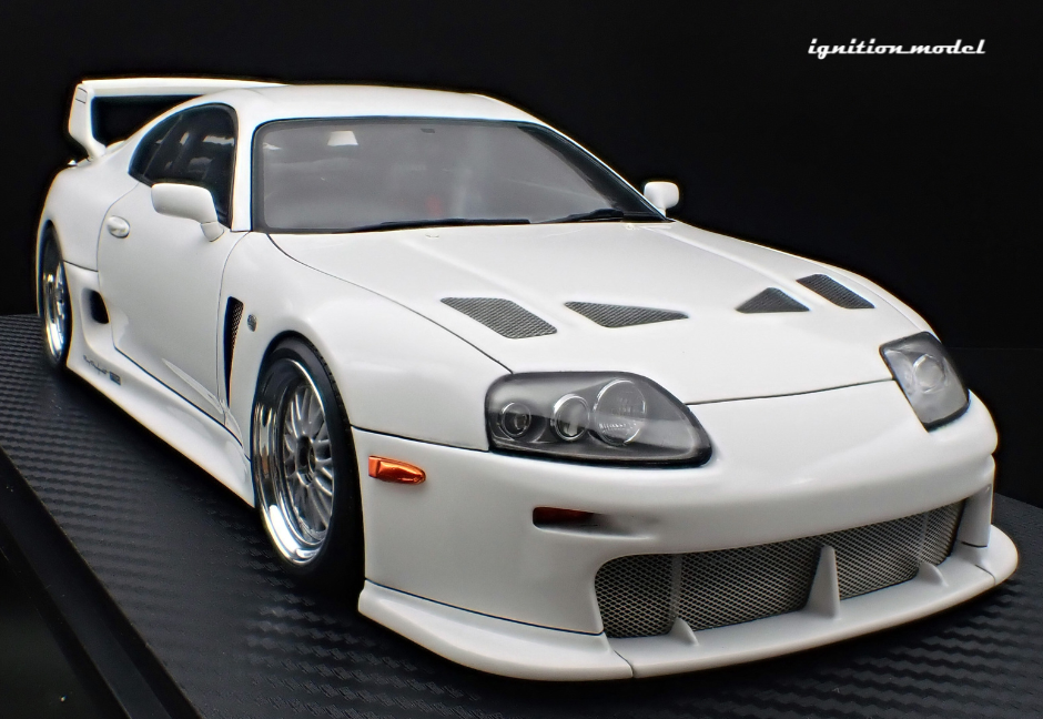 1:18 Toyota Supra (A80) TRD 3000GT -- White -- Ignition Model IG3597