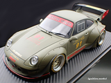 1:18 RWB 993 (Porsche 911) -- #91 Khaki -- Ignition Model IG3626