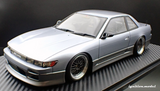 1:18 Nissan S13 Silvia VERTEX -- Blue Silver/Grey -- Ignition Model IG3590