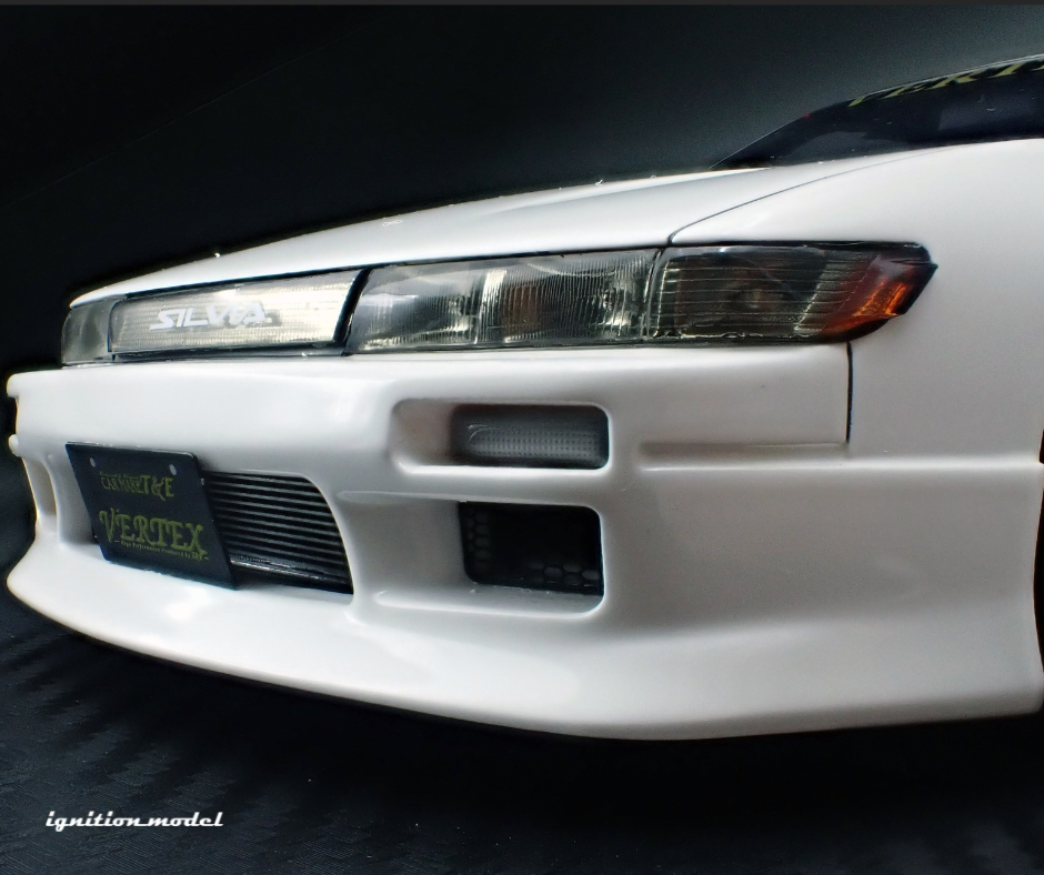 1:18 Nissan S13 Silvia VERTEX -- White -- Ignition Model IG3585