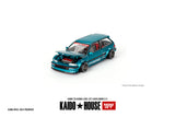 (Pre-Order) 1:64 Honda Civic (EF) Kaido Works V1 - Tahitian Green -- KaidoHouse x Mini GT KHMG126
