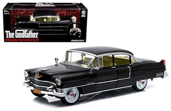 1:18 1955 Cadillac Fleetwood - Black -- The Godfather -- Greenlight