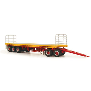 (Pre-Order) 1:64 Neil Mansell Transport Flatdeck -- Additional Trailer and Dolly -- Highway Replicas Truck