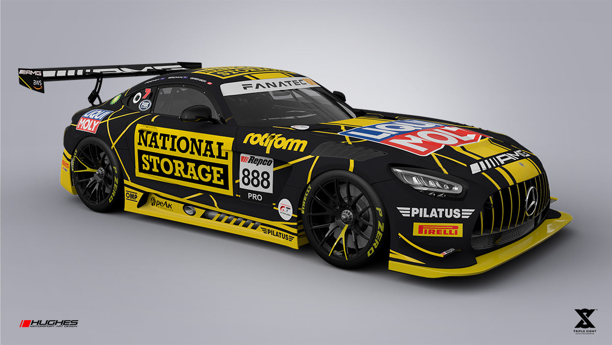 1:18 2024 Bathurst 12 Hour -- #888 National Storage Mercedes-AMG GT3