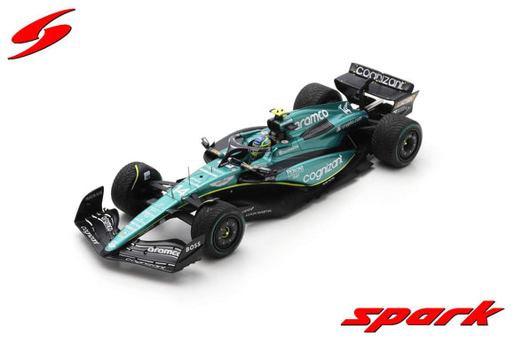 (Pre-Order) 1:12 2023 Fernando Alonso -- Monaco GP -- Aston Martin AMR23 -- Spark F1