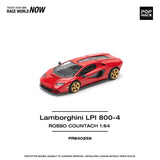 (Pre-Order) 1:64 Lamborghini Countach LPI-800 -- Rosso Red -- Pop Race