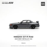 1:64 Nissan R32 Skyline GTR -- Gun Grey Metallic -- Pop Race