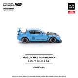 (Pre-Order) 1:64 Mazda RX-8 RE-AMEMIYA -- Light Blue -- Pop Race