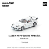 1:64 Mazda RX-7 (FC3S) RE-AMEMIYA Widebody -- White -- Pop Race