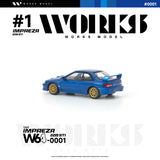 (Pre-Order) 1:64 Subaru Impreza 22B STi -- Blue -- Works Model