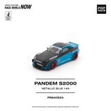 (Pre-Order) 1:64 Honda S2000 PANDEM -- Metallic Blue -- Pop Race