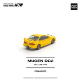 (Pre-Order) 1:64 Honda Integra DC2 MUGEN -- Yellow -- Pop Race