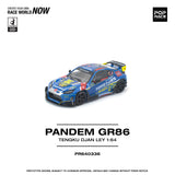 (Pre-Order) 1:64 Toyota GR86 PANDEM -- Tengku Djan Ley -- Pop Race