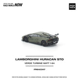 (Pre-Order) 1:64 Lamborghini Huracan STO -- Verde Turbine Matte (Green) -- Pop Race