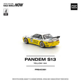 (Pre-Order) 1:64 Nissan Silvia S13 PANDEM -- 2020 D1 LIghts Yellow/White -- Pop Race