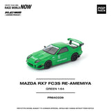 (Pre-Order) 1:64 Mazda RX-7 (FC3S) RE-AMEMIYA -- Green -- Pop Race