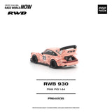 (Pre-Order) 1:64 RWB 930 (Porsche 911) -- "Pink Pig" #23 Pink -- Pop Race