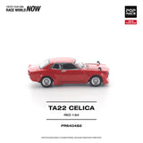 (Pre-Order) 1:64 Toyota TA22 Celica -- Red -- Pop Race